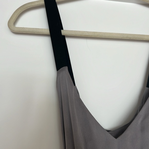 Theyskens theory dress satin with elastic straps low back a line fit - Picture 3 of 5